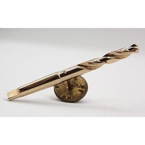 VINTAGE Cleveland Twist Drill "C" Logo Tie Tack Pin Industrial Tool Advertising